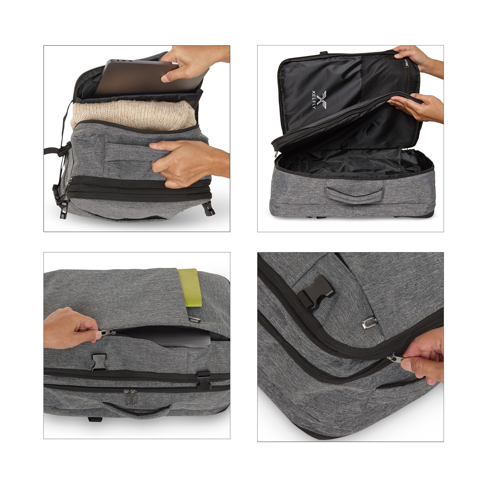 Xelfly - Laptop Travel Backpack